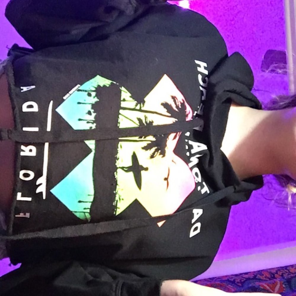 DAYTONA BEACH CROP TOP HOODIE